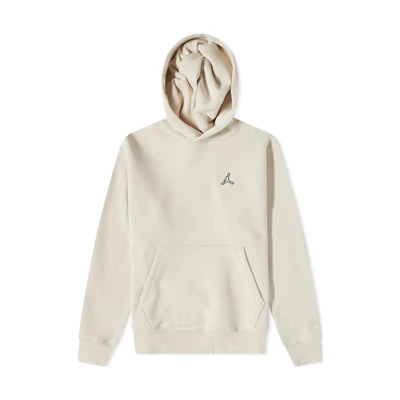 Jordan Essential Fleece Hoodie Cream - Kangaroo Pocket, Logo Embroidery DA9818-104