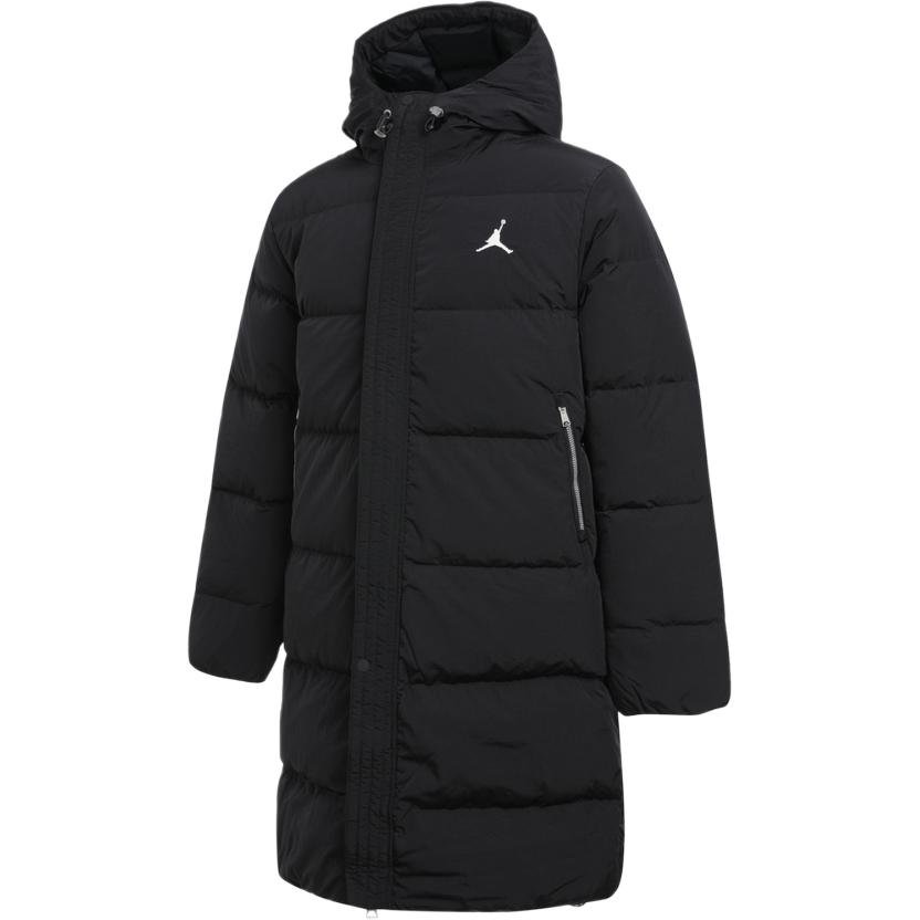 Jordan Essential Long Puffer Down Jacket Black FB7314-010