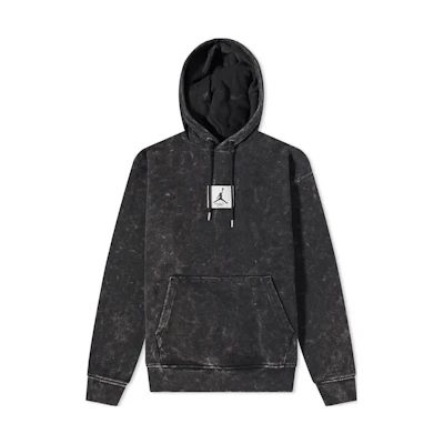 Jordan Essential Pullover Hoodie Mens Black with Solid Logo Design DR3087-010