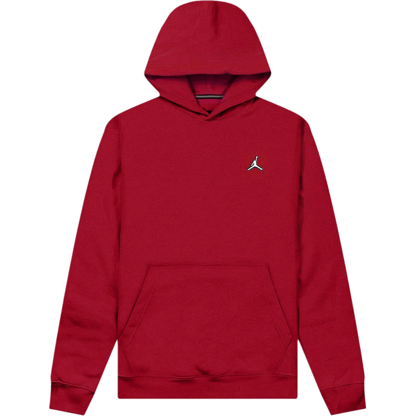 Jordan Essential Red Hoodie with Embroidered Logo DQ7466-687