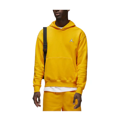 Jordan Essential Yellow Hoodie with Embroidered Logo - Long Sleeve DQ7466-705