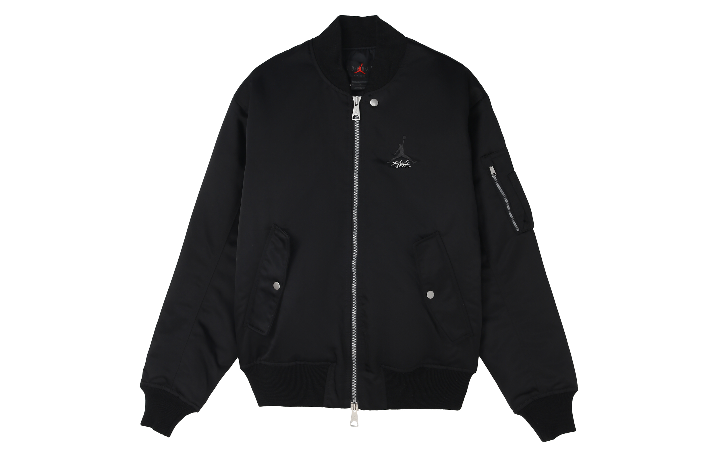 Order 조던 에센셜 블랙 봄버 재킷 자수 로고 멀티 포켓 DV7613-010