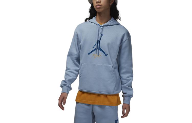 Jordan Essentials Big Logo Graphic Hoodie Industrial Blue () FD7545-436