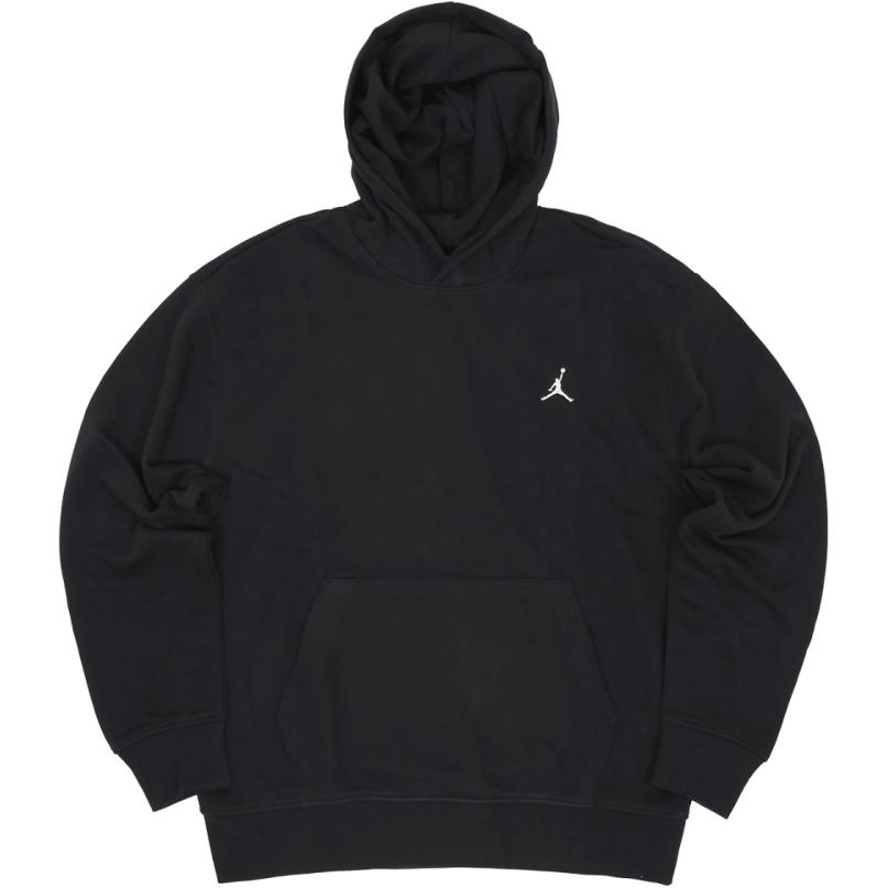 Jordan Essentials Black Pullover Hoodie Long-Sleeve Casual Wear FQ3679-010