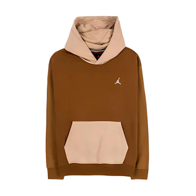 Jordan Essentials Colorblock Hoodie Pullover Light British Brown FJ7774-281