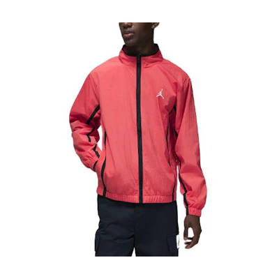 Jordan Essentials Colorblock Printed Woven Jacket Watermelon Red FN4537-604