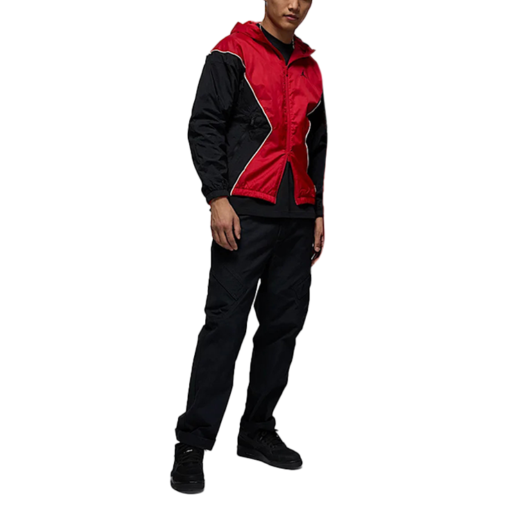 Lookbook 乔丹Essentials红色连帽夹克 舒适休闲款式 HF9334-636