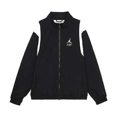 Jordan Essentials Embroidered Full-Zip Retro Jacket Black FN4622-010