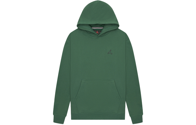 Jordan Essentials Embroidered Logo Fleece Hoodie Winter Green DA9818-333
