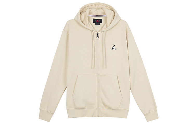 Jordan Essentials Embroidered Logo Hoodie Jacket Yellow - DQ7351-206