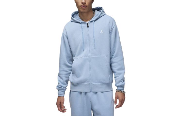 Jordan Essentials Full-Zip Fleece Hoodie Blue/Grey FJ7771-436