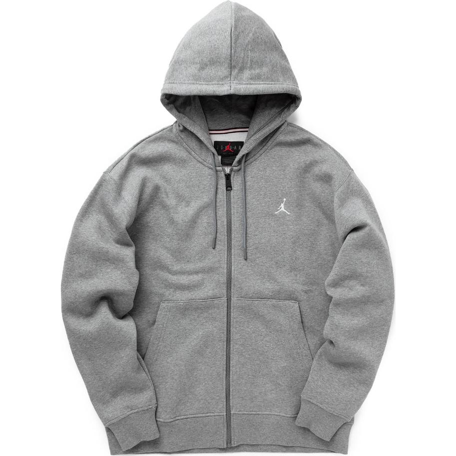 Jordan Essentials Full-Zip Hoodie Sweatshirt Grey FJ7771-091