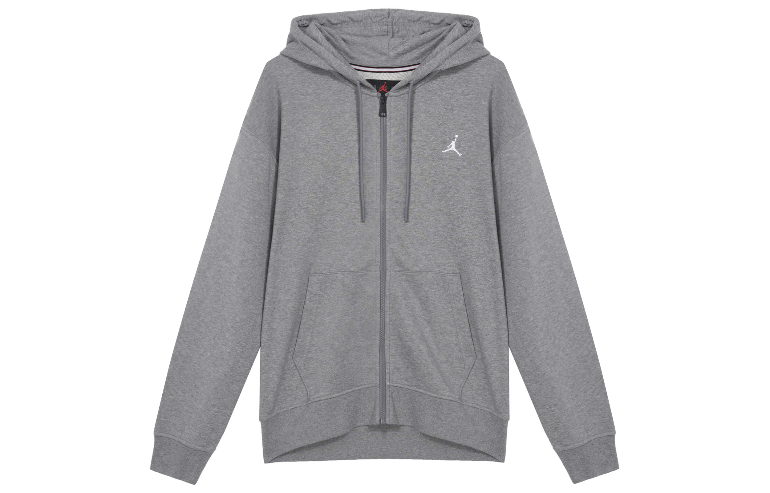 Jordan Essentials Grey Full-Zip Hoodie Casual Jacket FQ1867-091