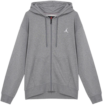 Jordan Essentials Grey Full-Zip Hoodie Casual Jacket FQ1867-091 Buy Jordan Essentials Grey Full-Zip Hoodie Casual Jacket FQ1867-091