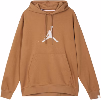 Jordan Essentials Holiday Fleece Hoodie Brown Alphabet Logo Long Sleeve FD7466-281 Buy Jordan Essentials Holiday Fleece Hoodie Brown Alphabet Logo Long Sleeve FD7466-281