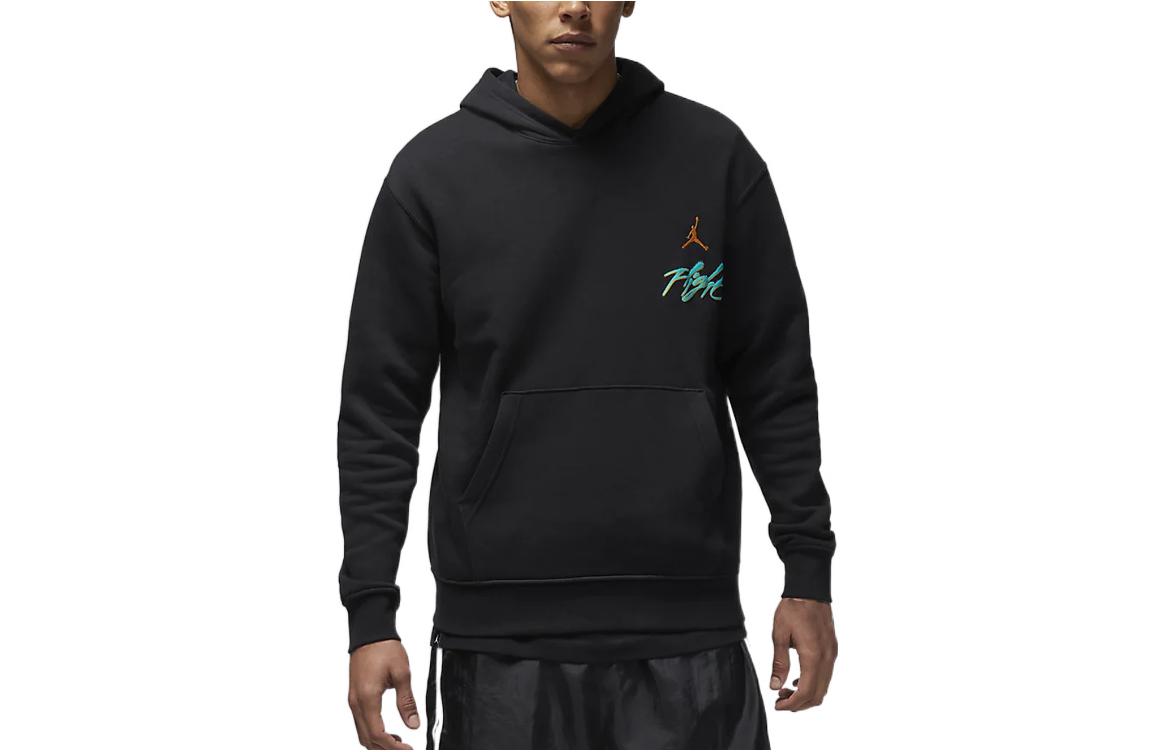 Jordan Essentials Jumpman Logo Printed Hoodie Black () DQ7505-010