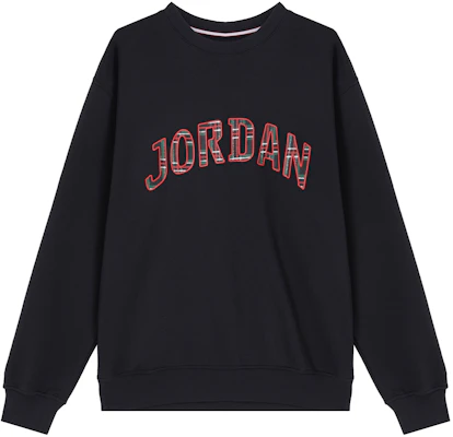 Jordan Essentials Knit Patch Fleece Sweatshirt Hitam Lengan Panjang FV7461-010 Buy Jordan Essentials Knit Patch Fleece Sweatshirt Hitam Lengan Panjang FV7461-010