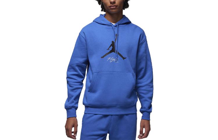 Jordan Essentials Logo Drawstring Hoodie Blue () FD7545-480