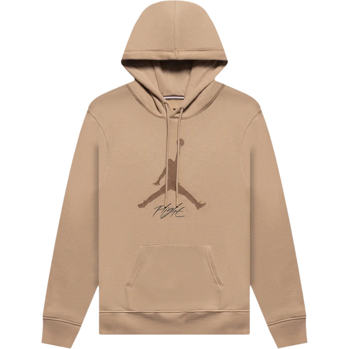 Jordan Essentials Logo Drawstring Hoodie Khaki () FD7545-200
