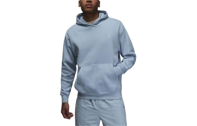 Jordan Essentials Logo Hoodie Blue Grey FJ7774-436