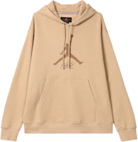Jordan Essentials Logo Printed Hoodie Casual Long Sleeve Khaki FD7546-200 Jordan Essentials Logo Printed Hoodie Casual Long Sleeve Khaki FD7546-200