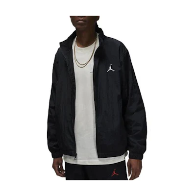 Jordan Essentials Logo Printed Woven Jacket Black FN4537-010
