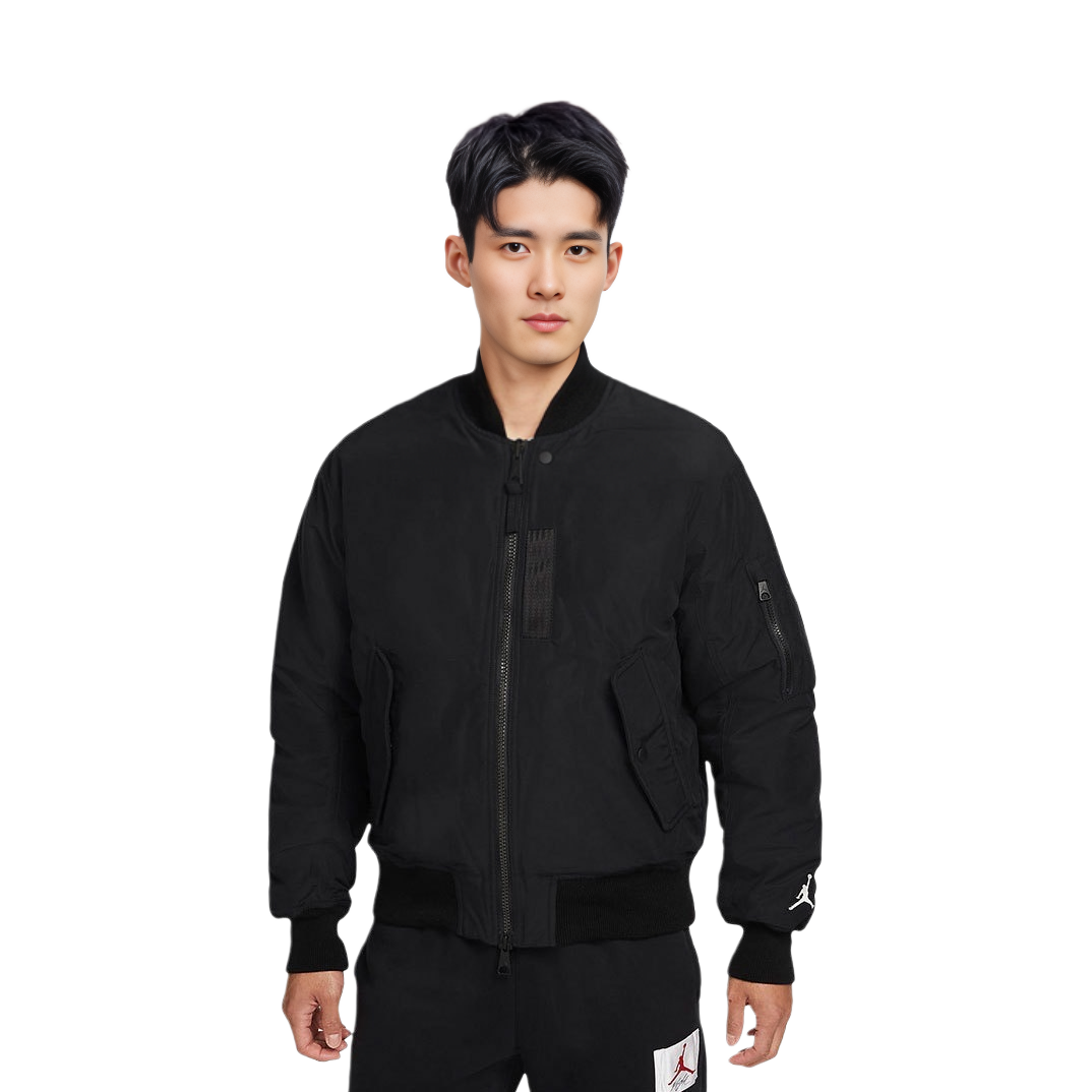 Shop 조던 에센셜 MA-1 리버서블 블랙 플라이트 재킷 DA9797-010