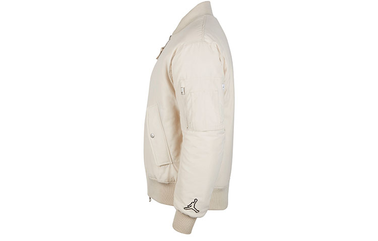 Sizing Jordan Essentials MA-1 Reversible Flight Logo Jacket - Light Gray DA9797-104