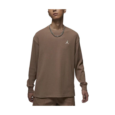 Jordan Essentials Oversized Sweatshirt Brown/Sail Casual and Cozy Wear FV7457-223