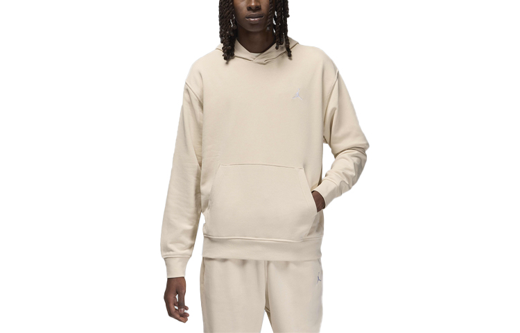 Jordan Essentials Pullover Hoodie Light Brown Casual Loose Fit FQ3678-203