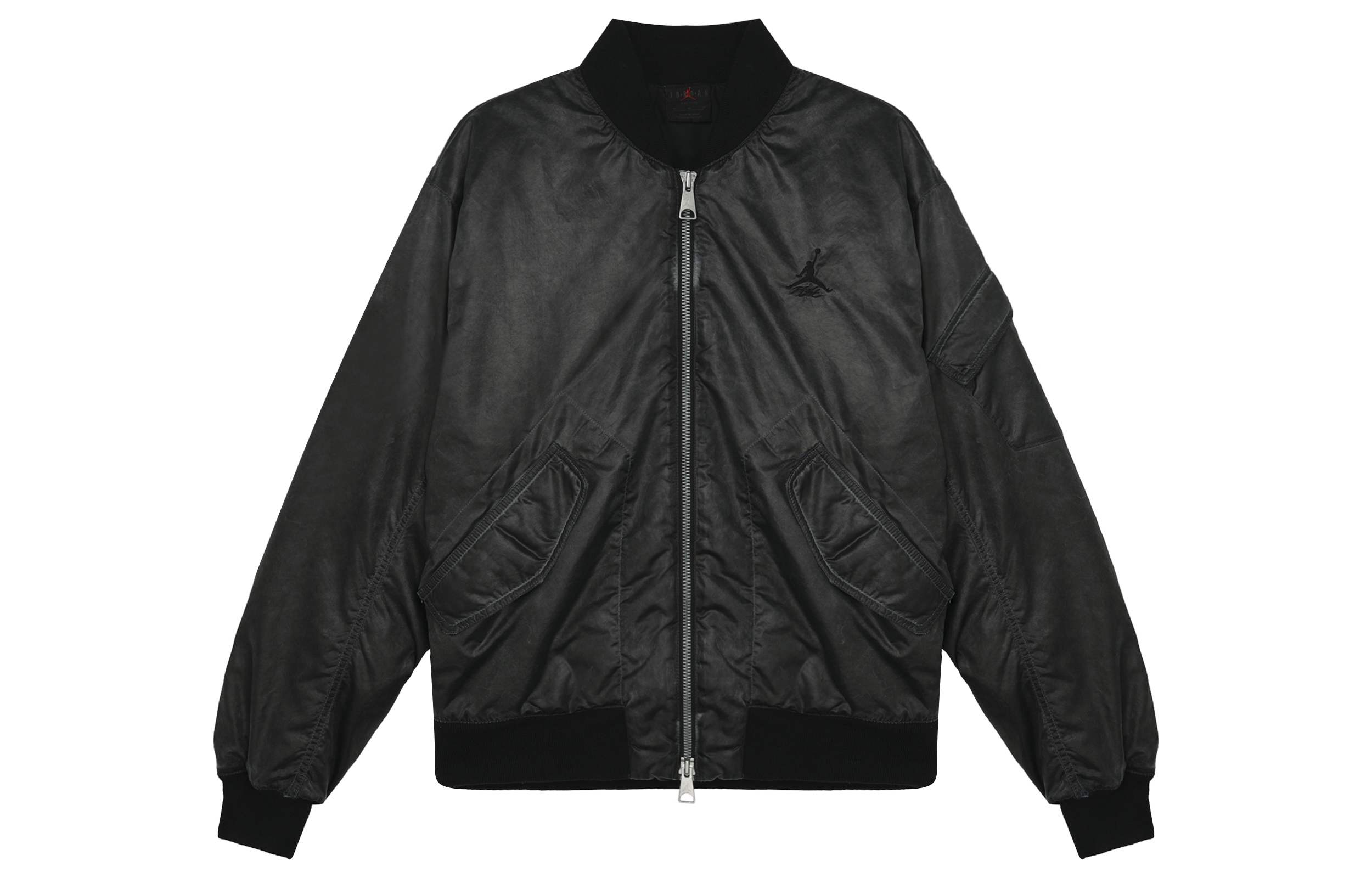 Jordan Essentials Renegade Black Bomber Jacket Casual Long-Sleeve Outerwear FN6544-010