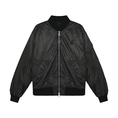 Jordan Essentials Renegade Black Bomber Jacket Casual Long-Sleeve Outerwear FN6544-010