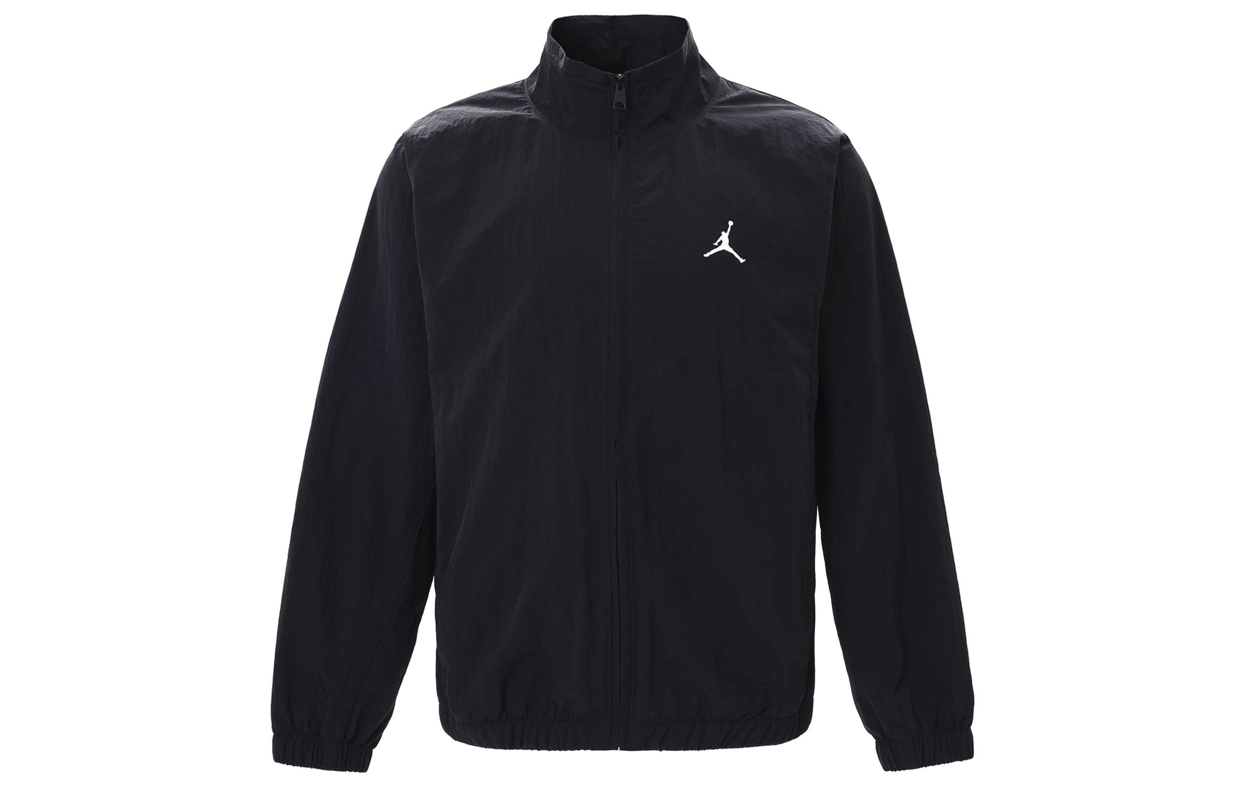 Jordan Essentials Solid Black Full-Zip Track Jacket Casual Outerwear FN4538-010