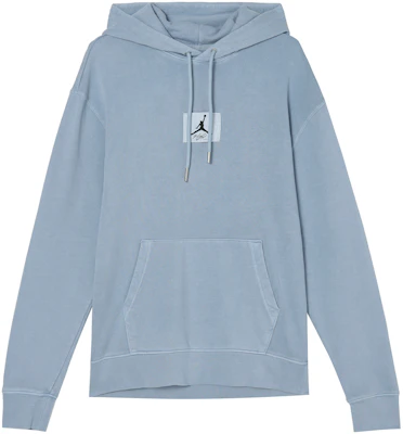 Jordan Essentials Solid Color Drawstring Hoodie Blue Gray Casual Long Sleeve FB7291-436 Buy Jordan Essentials Solid Color Drawstring Hoodie Blue Gray Casual Long Sleeve FB7291-436