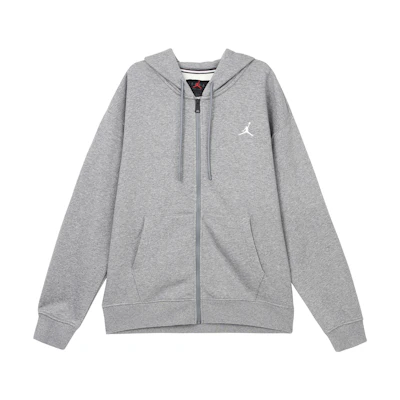 Jordan Essentials Solid Color Full-Zip Hoodie Jacket Dark Grey FJ7772-091