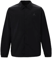 Jordan Essentials Solid Color Polo Collar Casual Long Sleeve Jacket Black () FN4542-010 Jordan Essentials Solid Color Polo Collar Casual Long Sleeve Jacket Black () FN4542-010