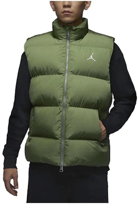 Chaleco Verde Jordan Essentials con Cremallera y Color Sólido. FB7308-340 Purchase Chaleco Verde Jordan Essentials con Cremallera y Color Sólido. FB7308-340