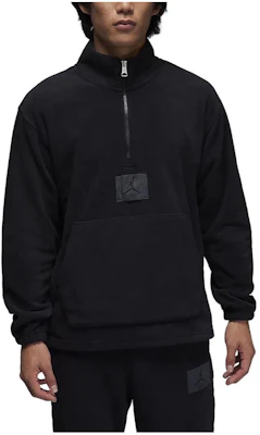 Jordan Essentials Sweatshirt Hitam Half-Zip Pullover Solid. FD7864-010 Order Jordan Essentials Sweatshirt Hitam Half-Zip Pullover Solid. FD7864-010