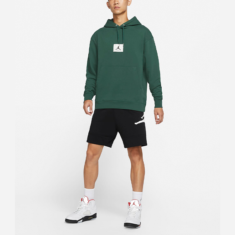 Jordan Essentials Statement Logo Hoodie Noble Green Casual Sweatshirt DA9817-333 圖 4