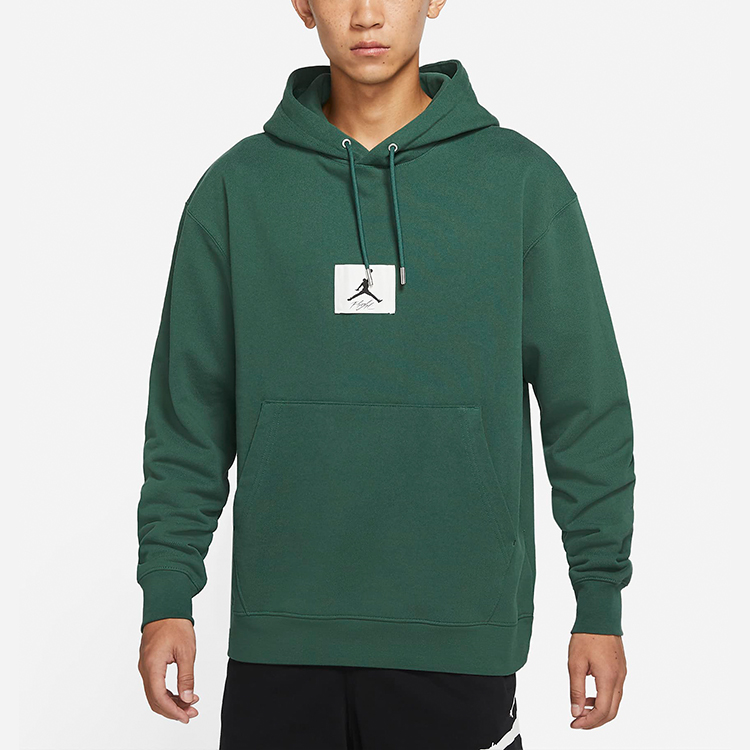 Jordan Essentials Statement Logo Hoodie Noble Green Casual Sweatshirt DA9817-333 圖 5