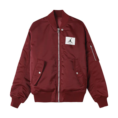 Jordan Essentials Statement Reversible Baseball Jacket Cherrywood Red. DQ7345-680