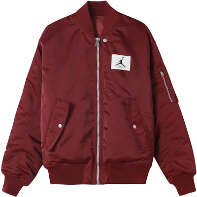 Jordan Essentials Statement Reversible Baseball Jacket Merah Cherrywood. DQ7345-680 Order Jordan Essentials Statement Reversible Baseball Jacket Merah Cherrywood. DQ7345-680
