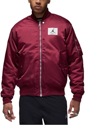 Jordan Essentials Statement Reversible Baseball Jacket Merah Cherrywood. DQ7345-680 Shop Jordan Essentials Statement Reversible Baseball Jacket Merah Cherrywood. DQ7345-680