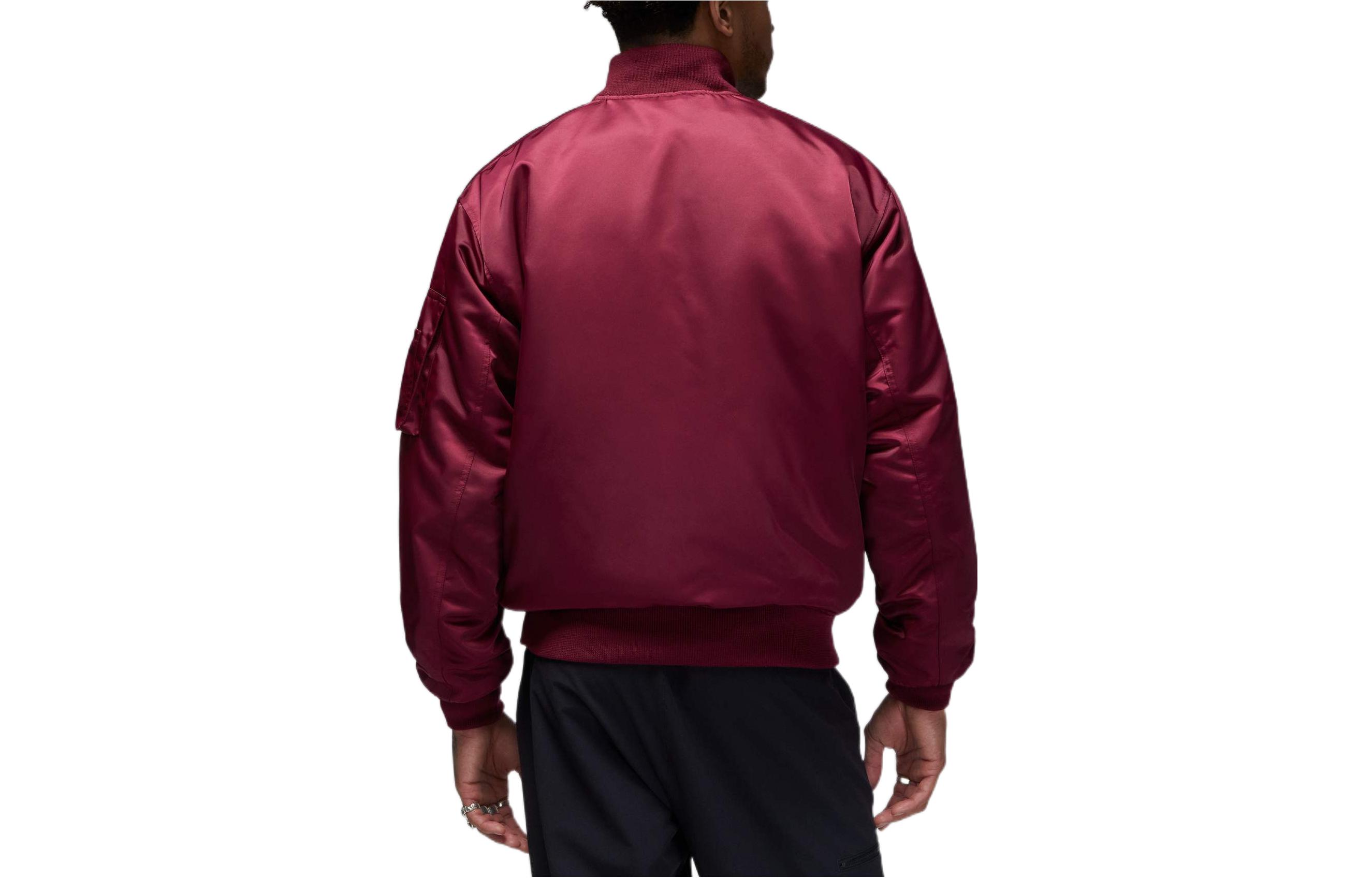 Purchase Jordan Essentials Statement Reversible Baseball Jacket Merah Cherrywood. DQ7345-680