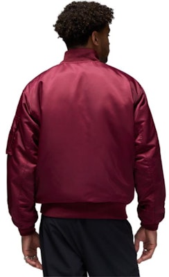 Jordan Essentials Statement Reversible Baseball Jacket Merah Cherrywood. DQ7345-680 Sizing Jordan Essentials Statement Reversible Baseball Jacket Merah Cherrywood. DQ7345-680