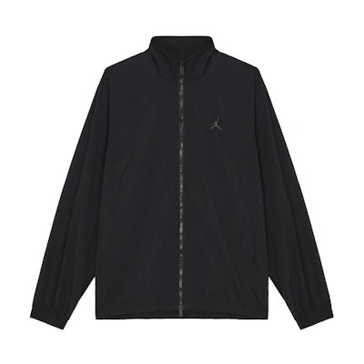 Jordan Essentials Waterproof Letter Print Woven Jacket Black FV7300-010