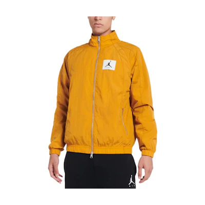 Jordan Essentials Yellow Embroidered Logo Patch Track Jacket DQ7336-712