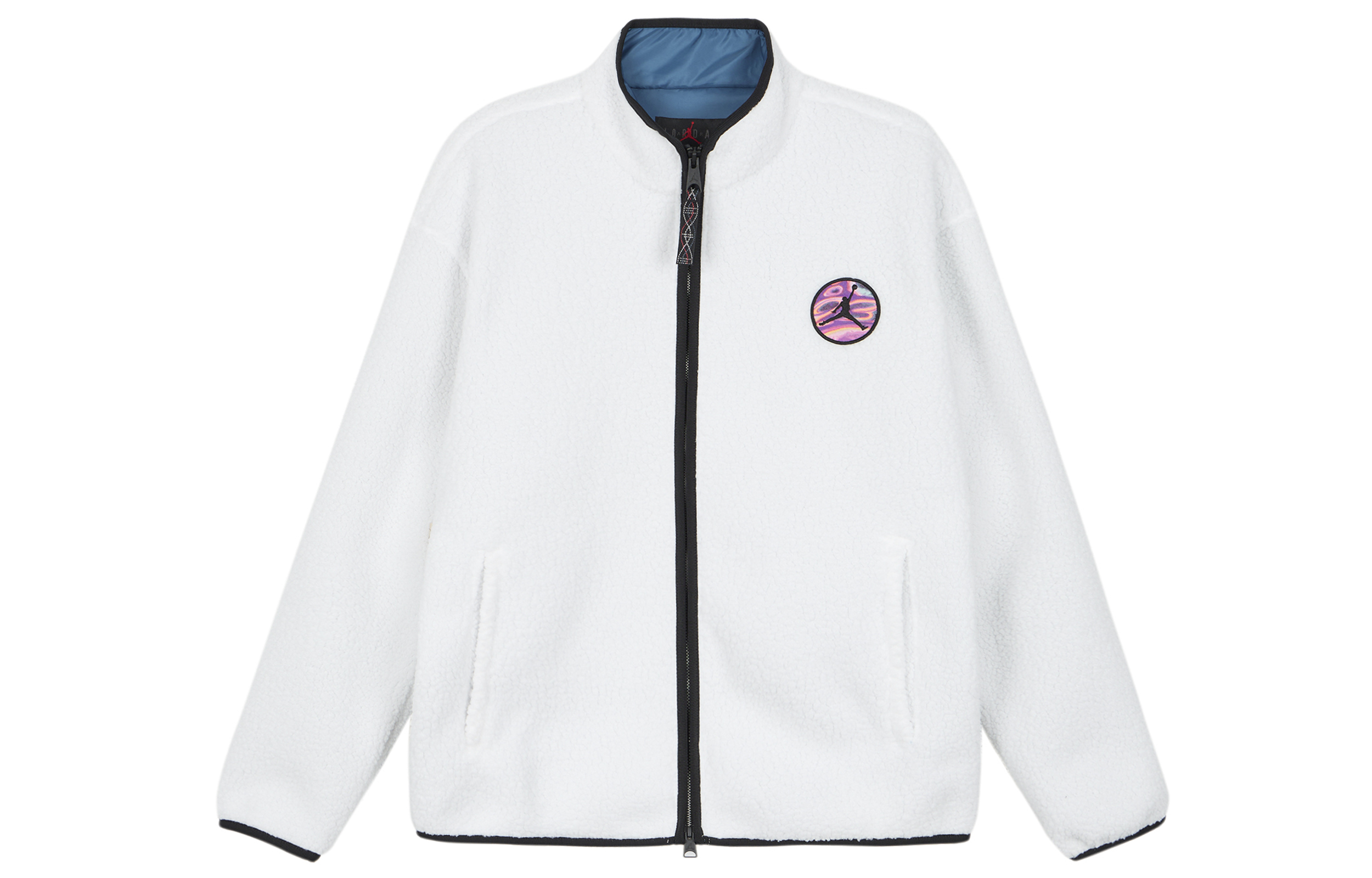 Jordan Fearless Logo High-Neck Zip-Up Fleece Jacket Men FV4017-029