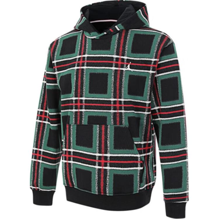 Jordan FLC AS M J ESS Holiday Soft Hoodie Green - Comfortable Classic Style FV7459-010