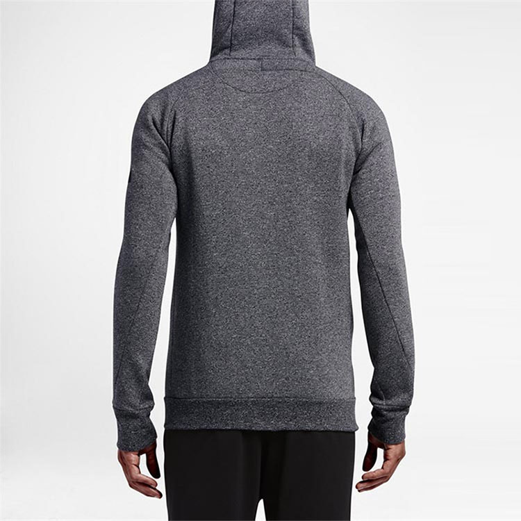 Jordan Fleece-Lined Casual Long Sleeve Hoodie Jacket - Grey. 809473-010 圖 5